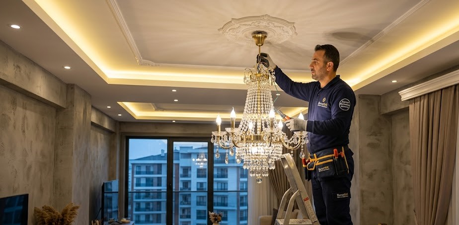 Akpınar Mahallesi Avize Montajı ve LED Aydınlatma Sistemleri